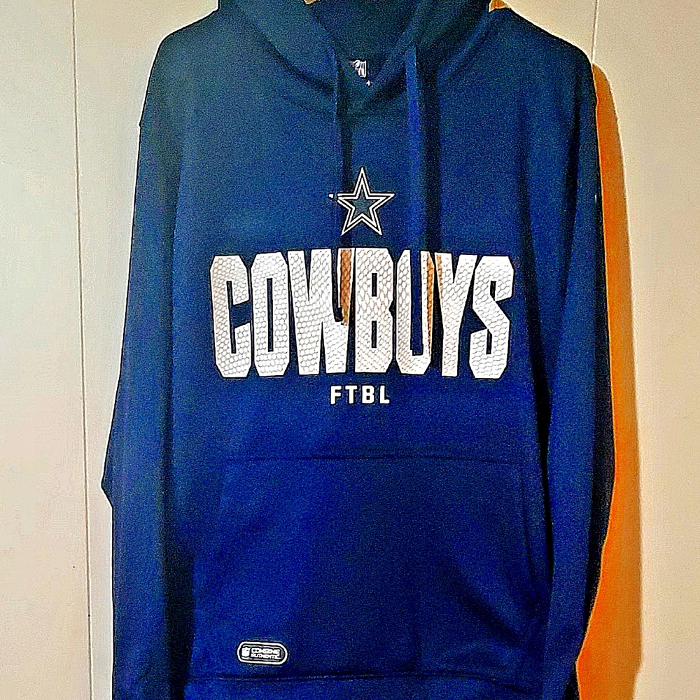 NWT DALLAS COWBOYS NFL TEAM APPAREL HOODIE. MENS Sz:L NEW ERA COMBINE AUTHENTIC.